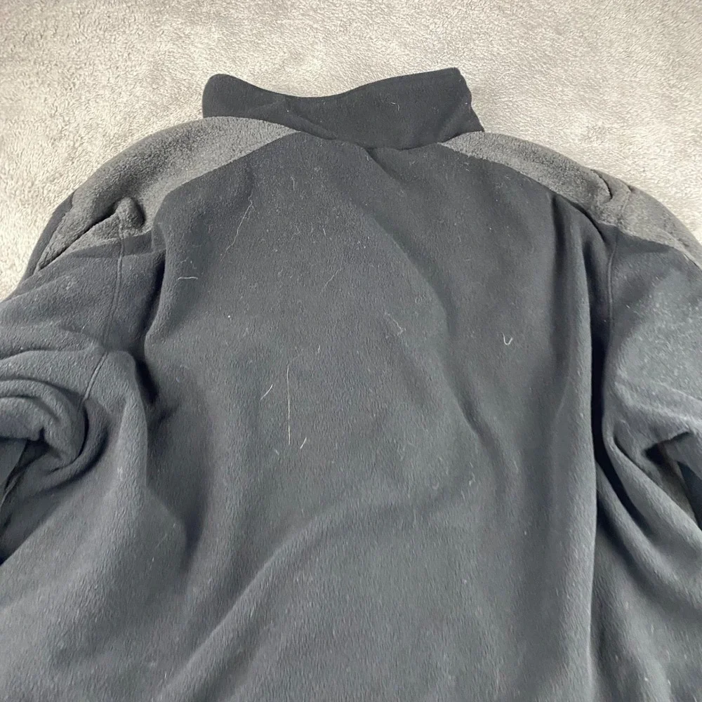 NFL Pittsburg Steelers Fleece Jacket Full Zip Mens Large Black